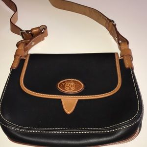 Dooney and Bourke black and brown leather bag